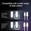 2Pcs Silicone Charging Cable Protective Case Anti-break Data Line Cord Protector Winder Cover Sleeve Cable Wrap for iPhone for Android for Type-C