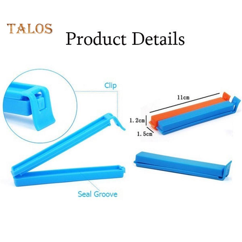 Многоразовые пакеты для банок на кухне для хранения закусок Уплотнитель для запечатывания пакетов с зажимом для запечатывания Пластиковый инструмент