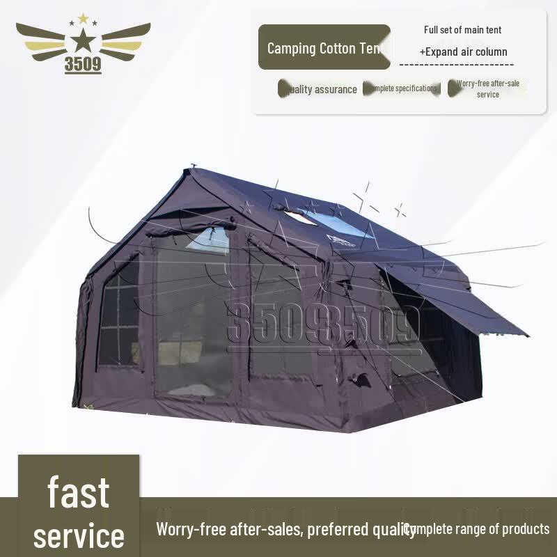 3509 Inflatable Cotton Camping Tent