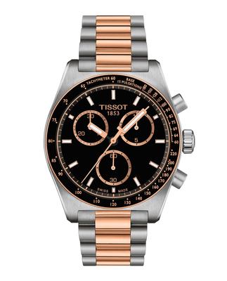 Мужские часы Tissot PR516 Кварцевый Хронограф T1494172205101 Черный Циферблат