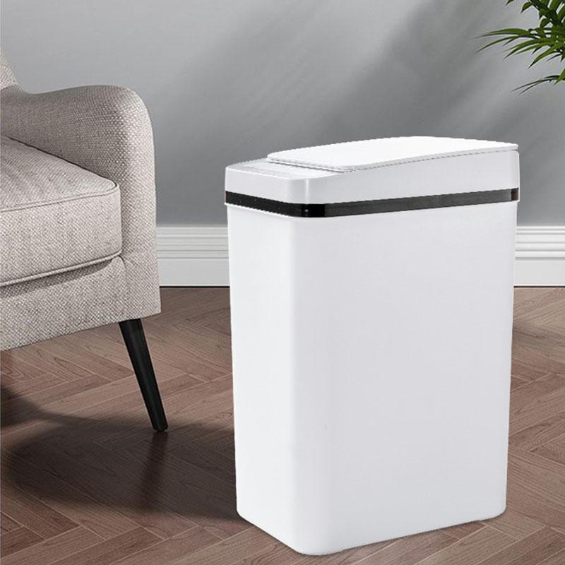 Intelligent Trash Can Home Waste Bin Induction Garbage Bucket Electric USB Charging Sensor Automatic For Kitchen Bathroom