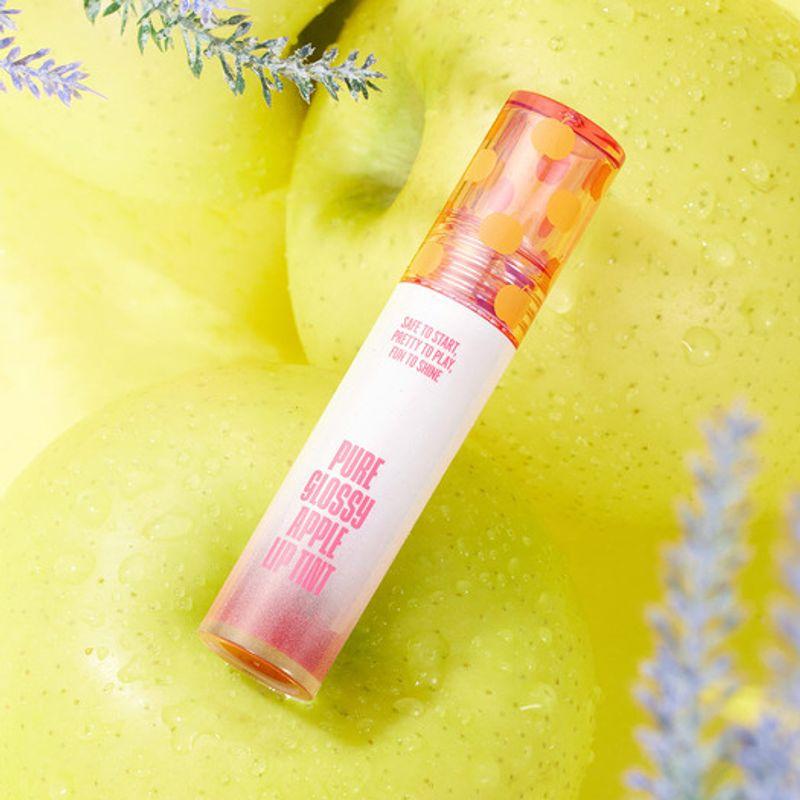 Блестящий тинт для губ Apple Lip Tint Apple Blossom Lavender (с брелоком)