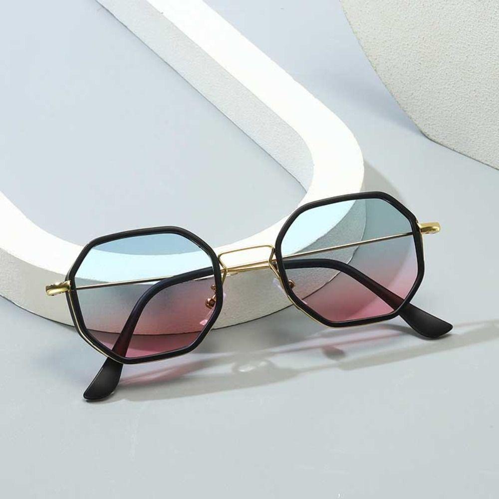 Retro Windproof Sunglasses Outdoor Small Frame Eyewear New Polygonal Sunglasses
