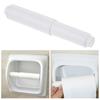 Toilet Tissue Roll Holder Bathroom Paper Rack Adjustable Design Universal Fit Simple Installation Spring Loaded Toilet Roll Holder