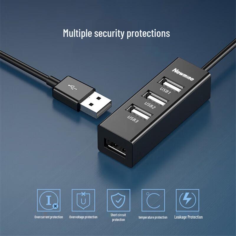 4-портовый USB 2.0 концентратор данных Newman