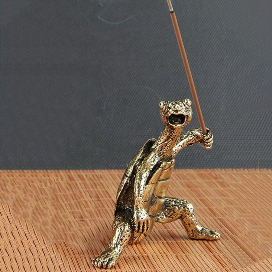 2 шт. держатель для благовоний в виде черепахи, мини-украшение для ароматической палочки, маленький держатель для курильницы, домашний декор, декор комнаты