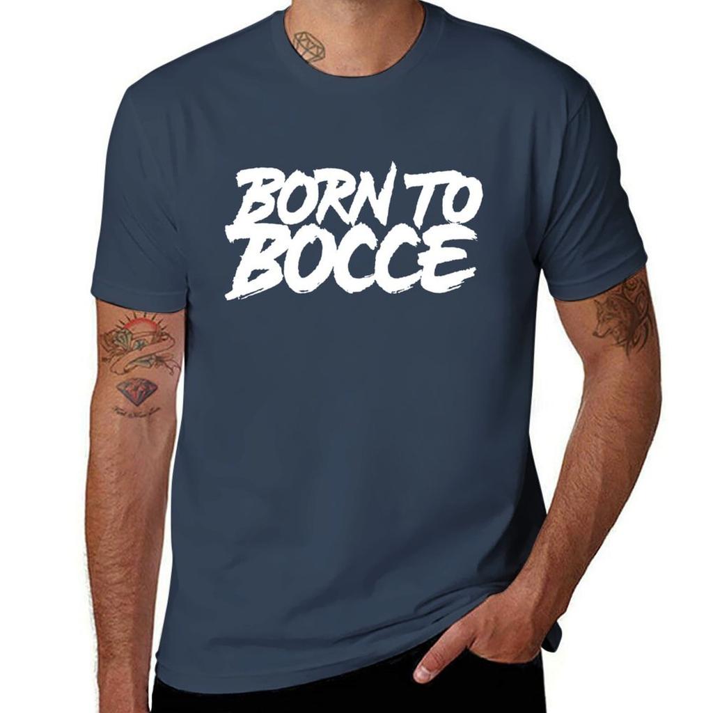 Bocce shirt shirts t men T-Shirt To oversize 100% cotton t anime Born