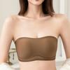 Underwear Women's Anti-slip Gathering Bra Seamless Beauty Back Wrap Chest Support Comfortable Bra Strapless Push Up Bra
