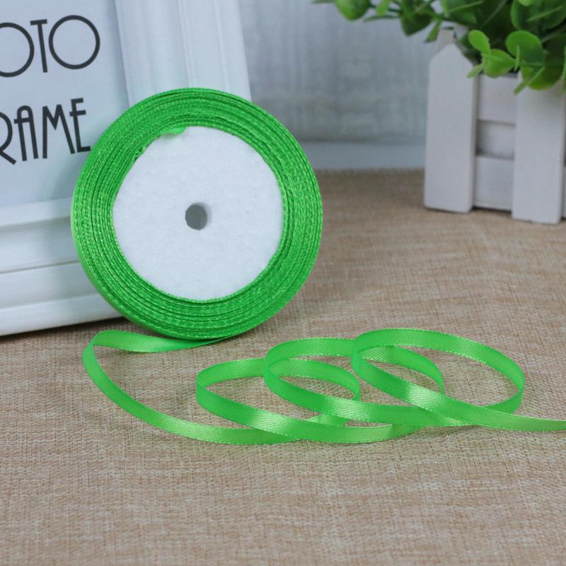 0.6см Белая атласная лента с розой для DIY украшения торта