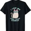 I Love Miners Print Tshirt Otaku Game Funny Meme T-Shirt Crewneck Male Summer Pure Cotton Short Sleeve Unisex's Oversized