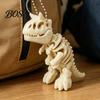 Skeleton Keychain Pendant, 3D Printed Dinosaur Keychain, Charm Lightweight Backpack Handbag for Everyday Use