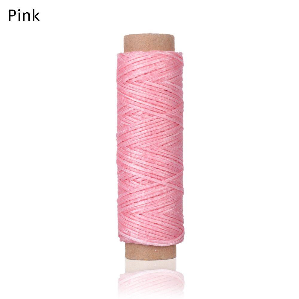 30m/roll Tool Handicraft Flat Hand Stitching Waxed Thread Sewing Line Leather Cord