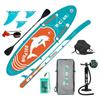 FunWater NEW SUPFW08C Inflatable Stand Up Paddle Board 10.6'' Long 33'' Wide 6'' Thick