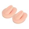 2PCS Soft Silicone Tongue Model Simulation Flexible Tongue Display for Practicing Piercing Jewelry D
