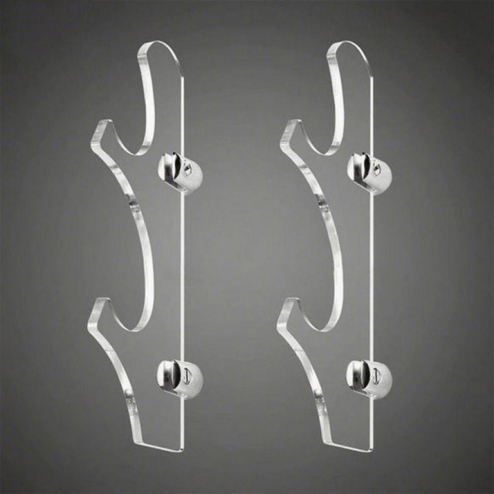 2Pcs Decorative Lightsaber Showing Stand Acrylic Lightsaber Hang Rack Lightsaber