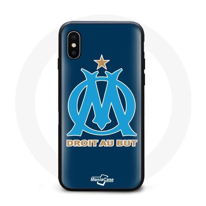 Coque de téléphone - Olympique de Marseille - Iphone XS max - Souple - Protection contre les chocs - Sportif