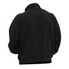 Fall Winter Men Sweatshirt Half Zipper Stand Collar Loose Solid Color Thick Plush