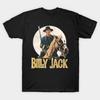 Мужская черная футболка с принтом Billy Jack, печать на трансферной бумаге без вырезания, хлопковая футболка