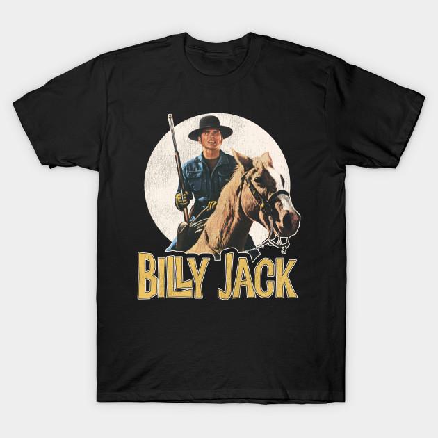 Asian Size Men Print T-shirt Billy Jack No-Cut Heat Transfer Print Cotton Tshirt