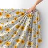 Royal Samt Stoff Polyester Zum Nähen - Motiv Blumen - Rdx2044