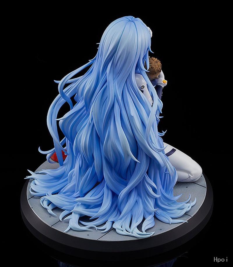 16 см Аниме Shin Evangelion Gekijouban Аянами Рей Фигурка 1/7 Длинные волосы Вер Сидящая Фигурка Игрушка Подарок Коллекция Фигурка Действия ПВХ