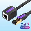 Male To Female Cat 7 Extender Cable PVC CAT7 Ethernet Cable Ethernet Extension Cord  Computer