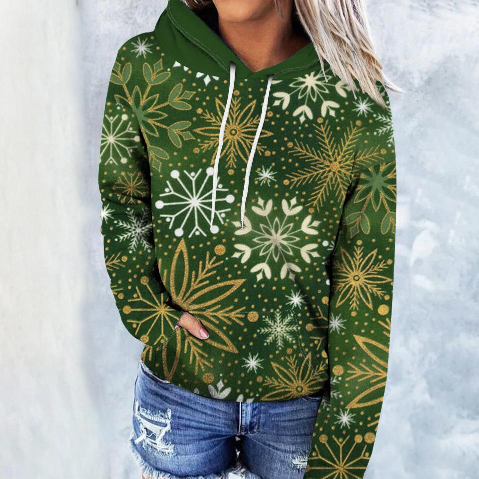 Рождественская елка толстовка мужчины женщины мода большие толстовки снежинка унисекс толстовка пальто женские толстовки рождественская одежда