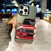Цветной чехол для телефона для iPhone 17 16E 16 11 15 14 Pro MAX 12 13 MINI 7 8 Plus XR SE Серебристый IMD Чехол Япония JDM Спортивный Автомобиль Арт