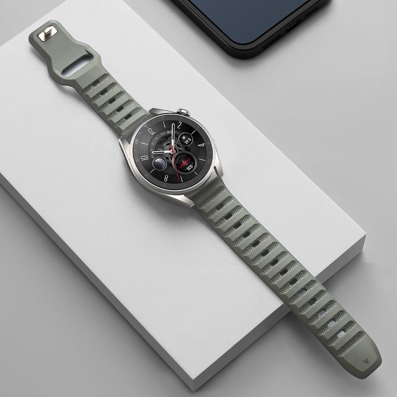 22 мм 20 мм силиконовый ремешок для Huawei Watch 4/Pro/3/GT GT2 GT3 Pro 46 мм 42 мм спортивный браслет для Samsung Watch 3/4/5 Amazfit GTR/GTS
