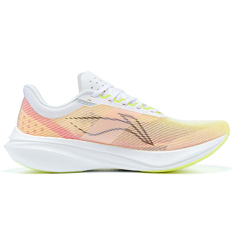 Li Ning Feidian 3 Challenger Тканевые Нескользящие И Дышащие Низкие Марафонные Беговые Кроссовки Мужские Розовый Белый ARMT037-1