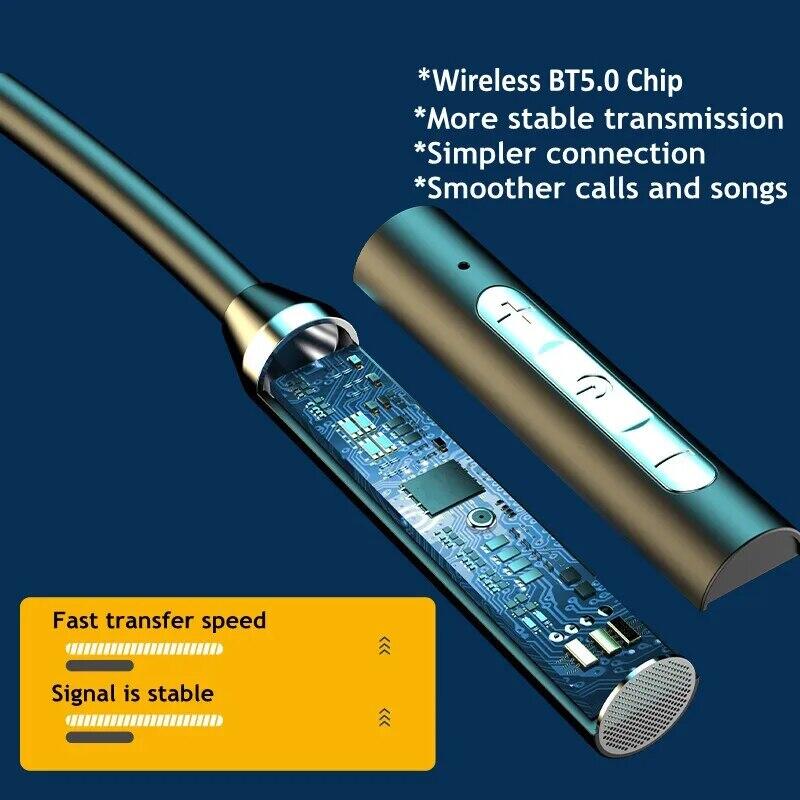 TWS Wireless Bluetooth Earphone Magnetic Neckband Sport Headset Bluetooth Headphones With Mic Stereo Earbuds For All Smartphones