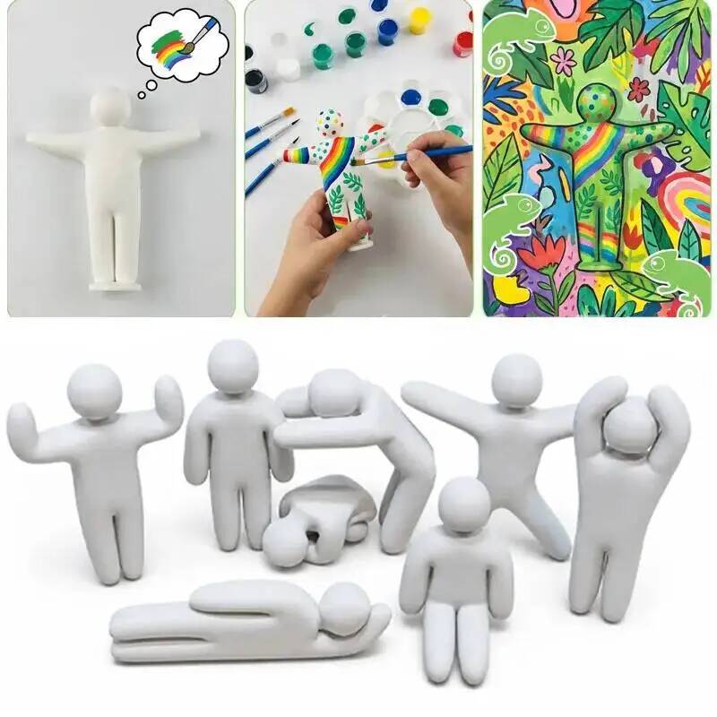 18pcs Meccha Chameleon Figure 4-8cm DIY Colorable 3D Printing Meccha Chameleon Party Game Figures Funny 18 Poses Model Toys