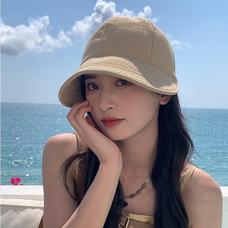 Ruth's style open-top fisherman hat for women, can be attached to a mask, fully covers the face, UV protection, versatile, makes the face look