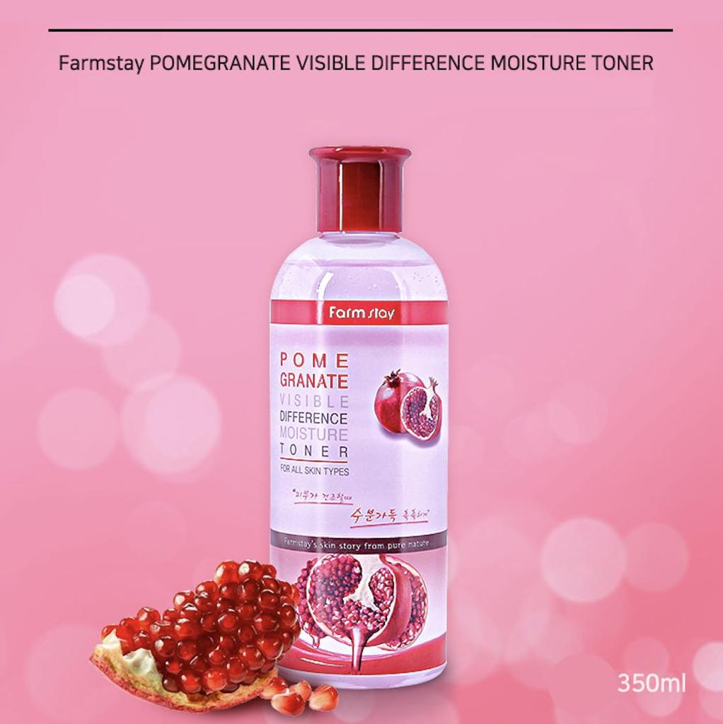 FARM STAY Visible Difference Moisture Toner Гранат 350мл (3 варианта)