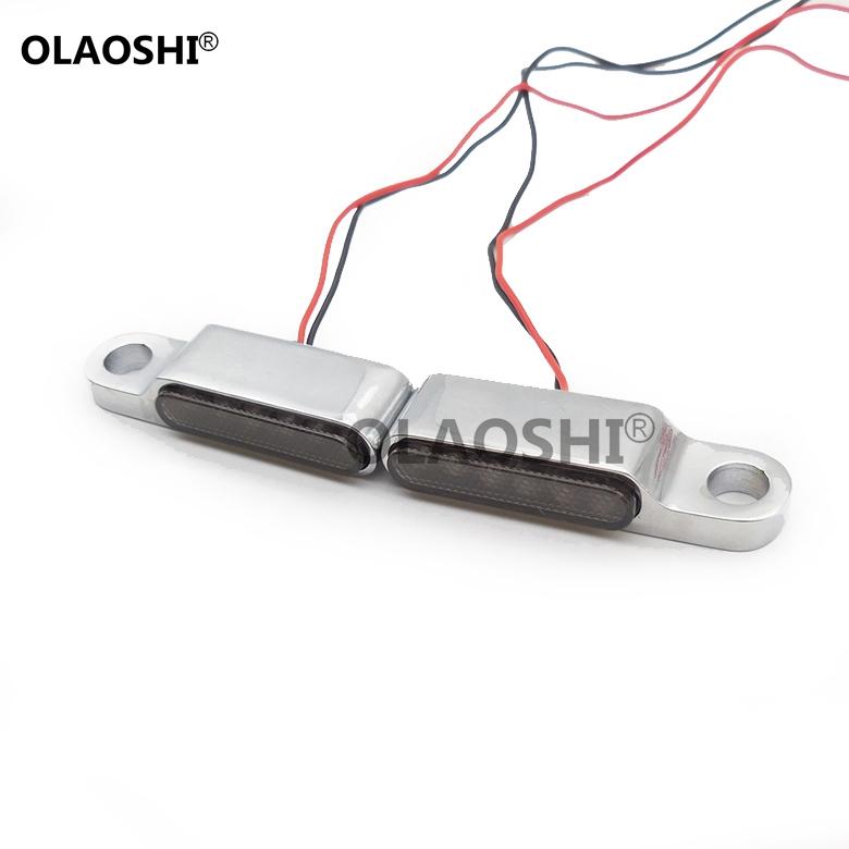 12V Scooter Motorcycle Indicators LED Turn Signal Light Handlebar Amber signal lamp Blinker Aluminum Alloy Black/Chorme