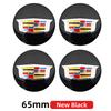 3D 4pcs 56mm 60mm 65mm Car Wheel Center Hub Cap Stickers Decal For Cadillac CTS DTS STS XTS ATS BLS SLS Deville CT5 CT6 XT5 XT6