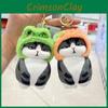 Cute Plush Cartoon Cat Keychain Soft And Fluffy Keyring For Bag Accessories
