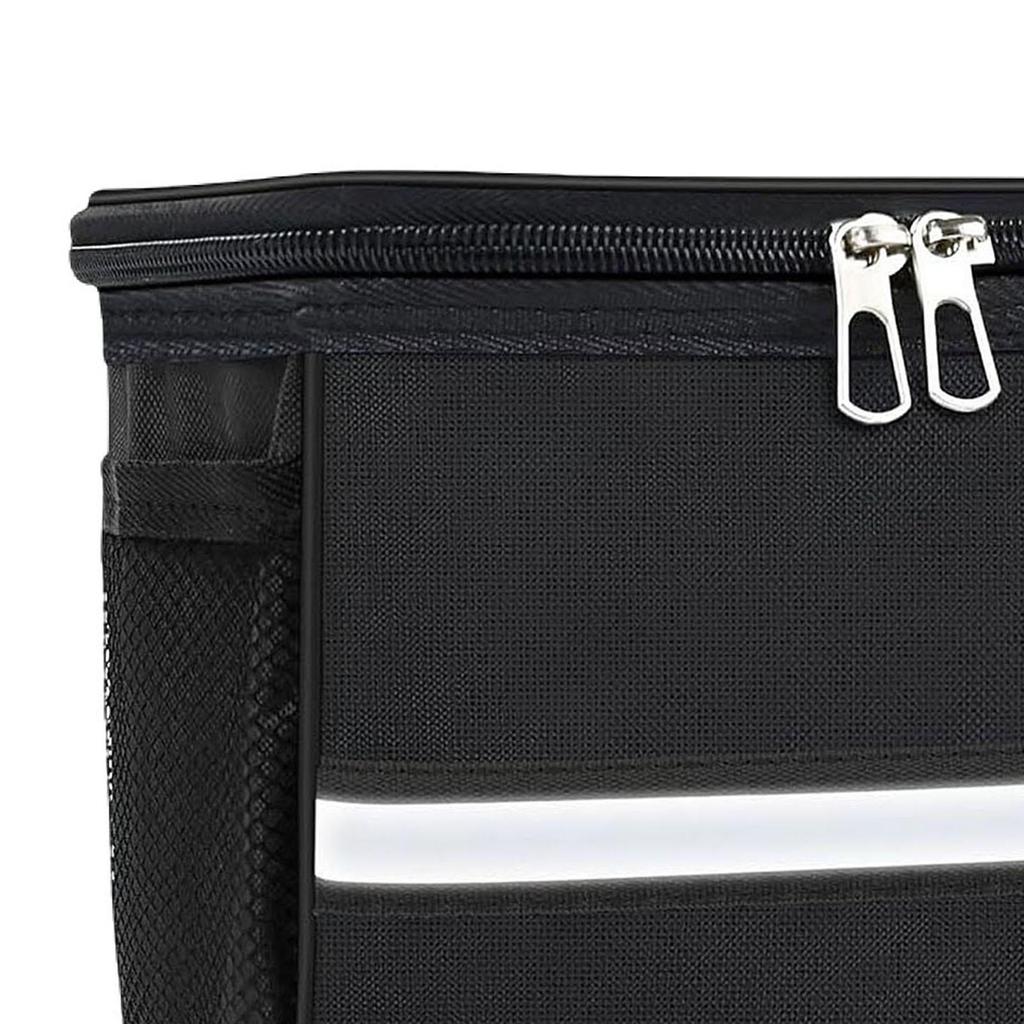 Bike Handlebar Bag Transparent Pocket Kids Bicycle Front Basket Frame Storage for