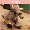 Adorable Jumbo Elephant Plush Toy Soft Crystal Fabric Stuffed Animal Gift For Kids