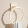 1/2Pcs Bathroom Towel Ring Holder Stainless Steel Bathroom Round Towel Ring Wall Mount Round Bathroom Shelf Bathroom Accessories