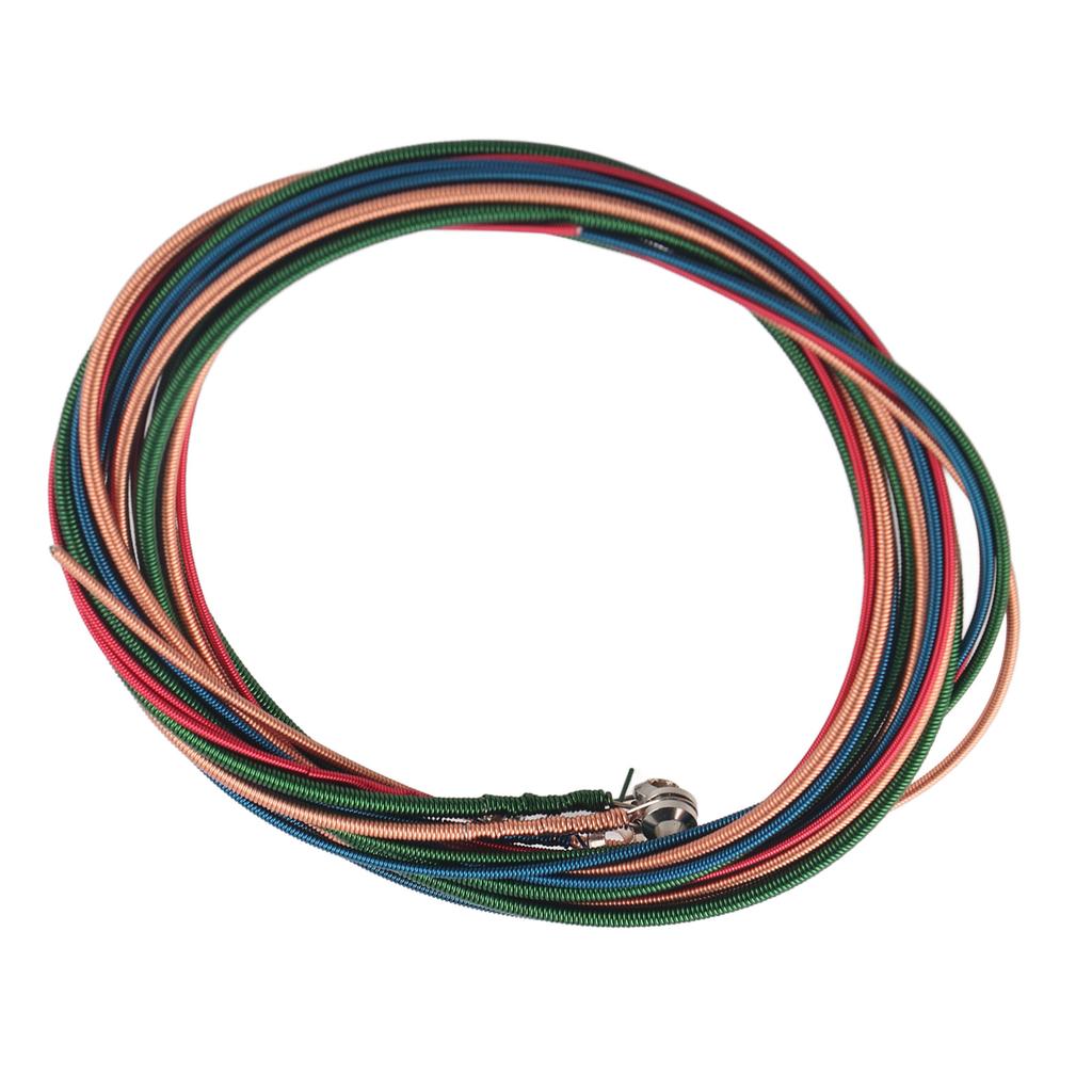 1.16mm, 1.44mm, 2.0mm, 2.54mm (.046 .100) 4 String Colorful Electric Bass Strings Instrument