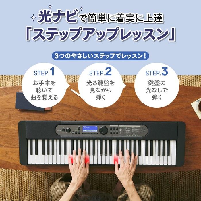 Casio Casiotone LK-540 BK (черный) Клавиатура с подсветкой, 61 клавиша