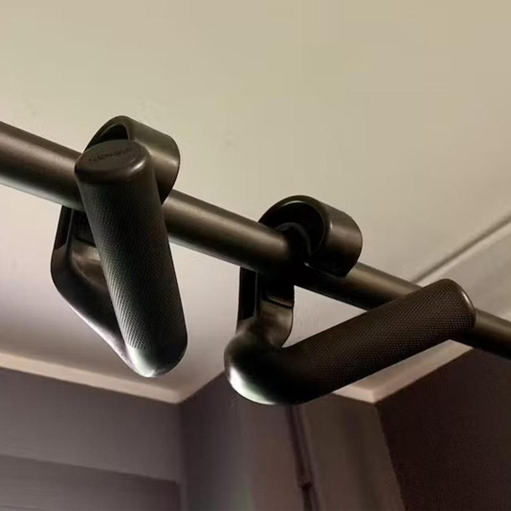 2Pcs Cable Machine Handles Grip Handle Attachment Angled Hand Grips Pull Up Down