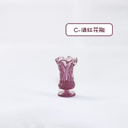 1/6 1/12 Doll House Simulation Miniature Mini Resin Vases Model Decor