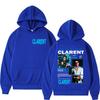 Rappeur CLARENT Tour 2025 Album Hoody Men Women Clothing Vintage Oversized Sweatshirts Hip Hop Gothic High Quality Long Sleeve Hoodies Streetwear