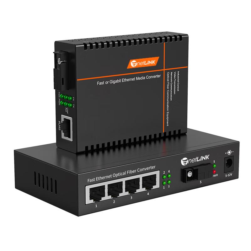 netLINK HTB-3100 Series Fast Ethernet Fiber Optic Media Converters