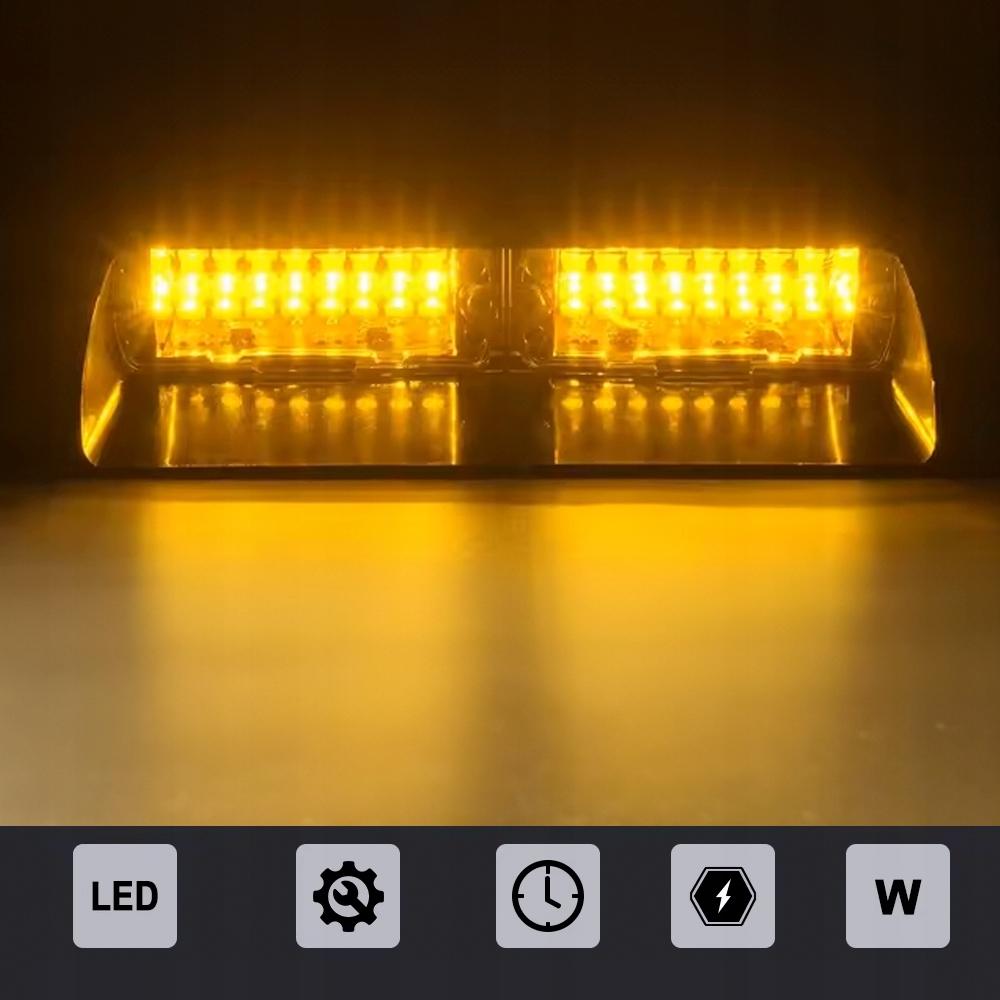 Led Orange Flash Warning Lamp Behind The Window Switch 18 Programs