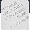 3D ES200 ES260 IS250 GS300 GX400 NX300 RX350 RX450h LX570 LM350 LS600h Задний багажник логотип ABS модифицированный улучшенный буквенный логотип