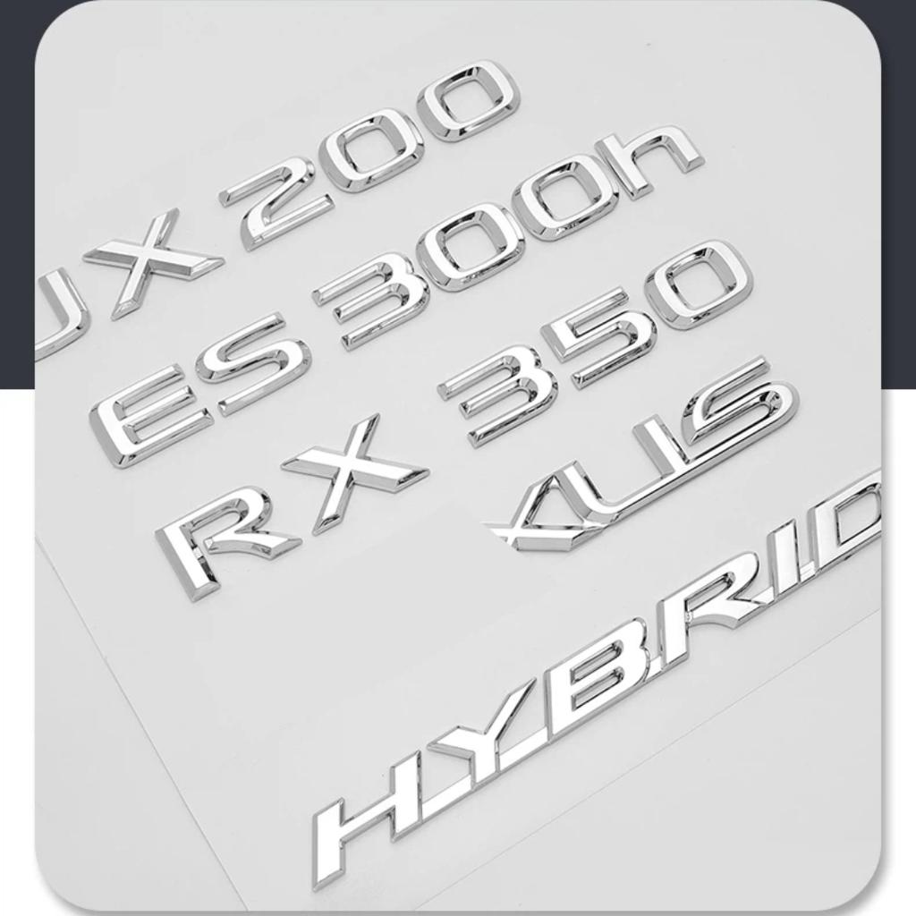 3D ES200 ES260 IS250 GS300 GX400 NX300 RX350 RX450h LX570 LM350 LS600h Задний багажник логотип ABS модифицированный улучшенный буквенный логотип