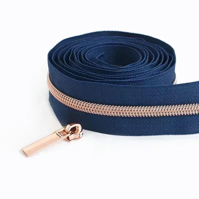 1/2/3/4/5 метров 5# нейлоновые молниевые ленты со слайдерами спиральные молнии сумка кошелек карман пуллеры для молний головка набор для ремонта швейные аксессуары